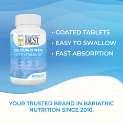 Bariatric Best cápsula de vitamina D3 destacada, mejora absorción