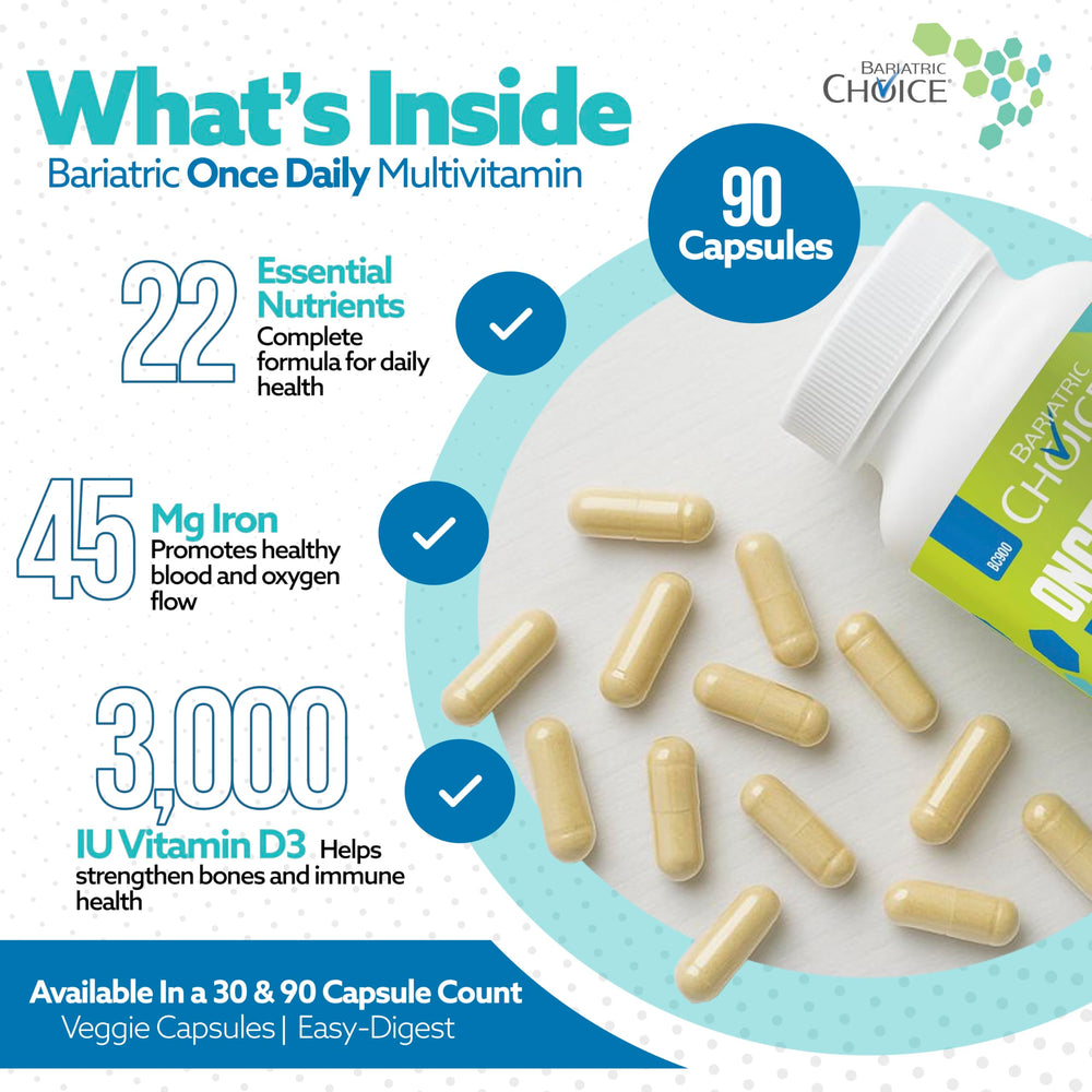 Bariatric Choice detalle de cápsula vegetal que facilita la digestión