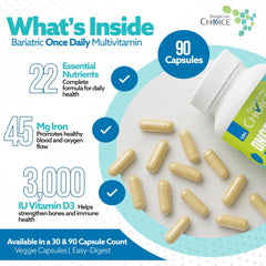 Bariatric Choice detalle de cápsula vegetal que facilita la digestión
