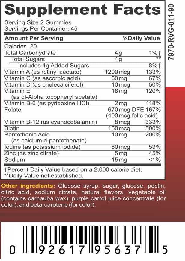 Bariatric Food Expert primer plano de gomita y textura de rápida disolución