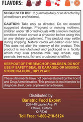 Bariatric Food Expert lista de ingredientes destacando vitaminas y minerales