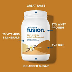 Bariatric Fusion batido en vaso crema listo para tomar