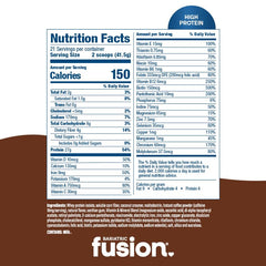 Bariatric Fusion batido servido en vaso, sabor cappuccino apetecible