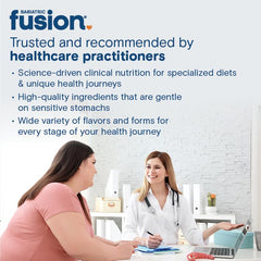 Bariatric Fusion etiqueta nutricional, datos clave para seguimiento dietético