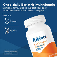 Bariatric Fusion cápsula detalle que muestra formato fácil de tragar