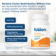 Bariatric Fusion varias cápsulas en bandeja mostrando textura y formato práctico