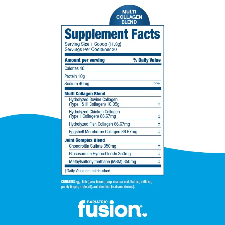 Bariatric Fusion cucharada con porción, control de proteínas por servicio
