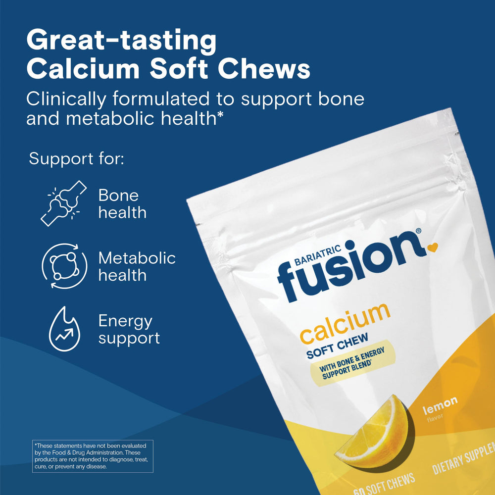 Bariatric Fusion textura suave del masticable en primer plano, fácil de masticar
