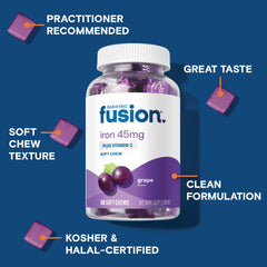 Bariatric Fusion masticables empaques individuales para llevar y dosis controlada