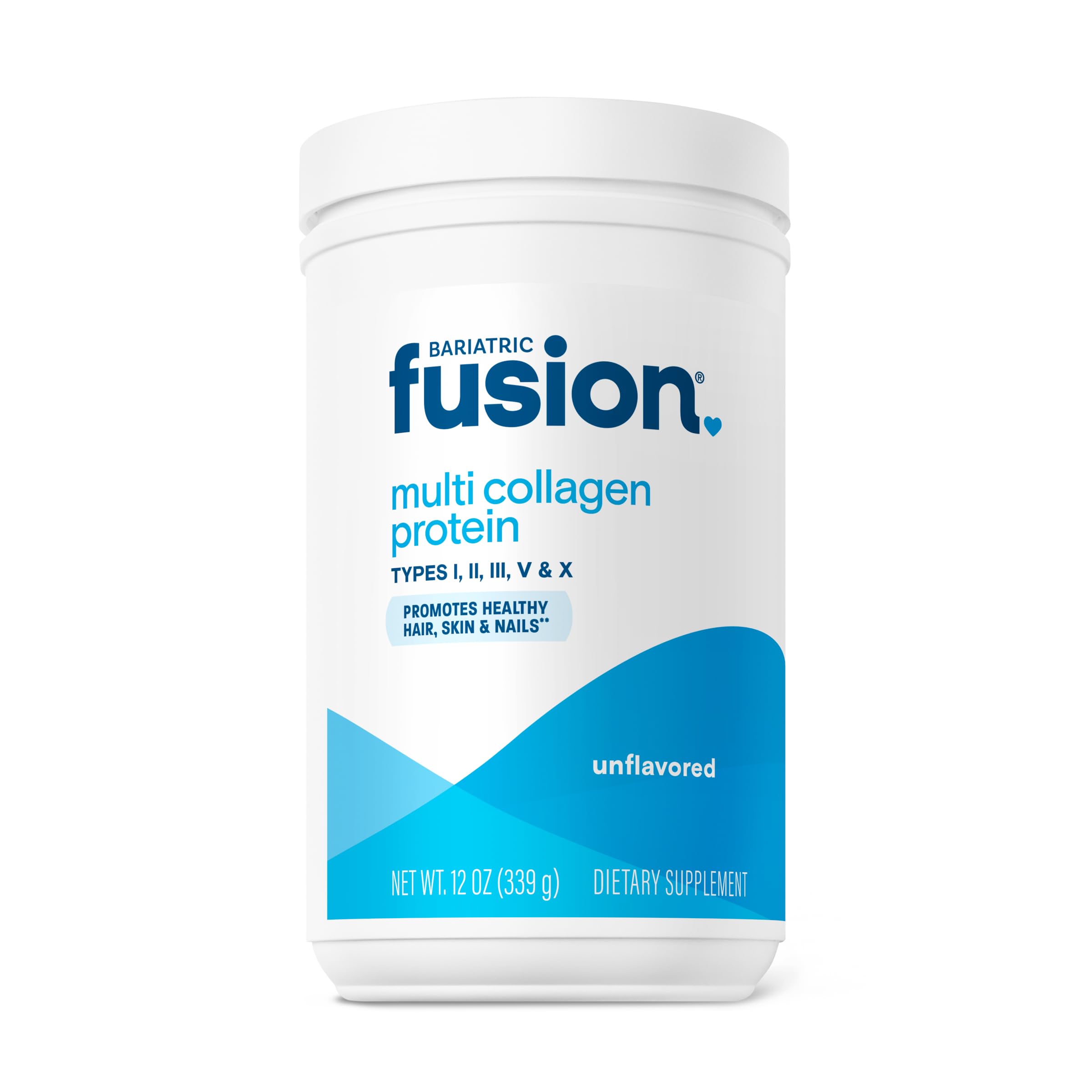 Bariatric Fusion envase frontal mostrando el producto y beneficios clave