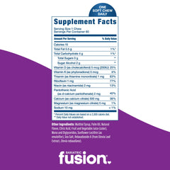 Bariatric Fusion etiqueta de ingredientes destacando calcio citrato y vitamina D