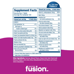Bariatric Fusion etiqueta con ingredientes clave para apoyo posquirúrgico
