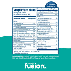 Bariatric Fusion etiqueta con lista de ingredientes que apoya cumplimiento de guías