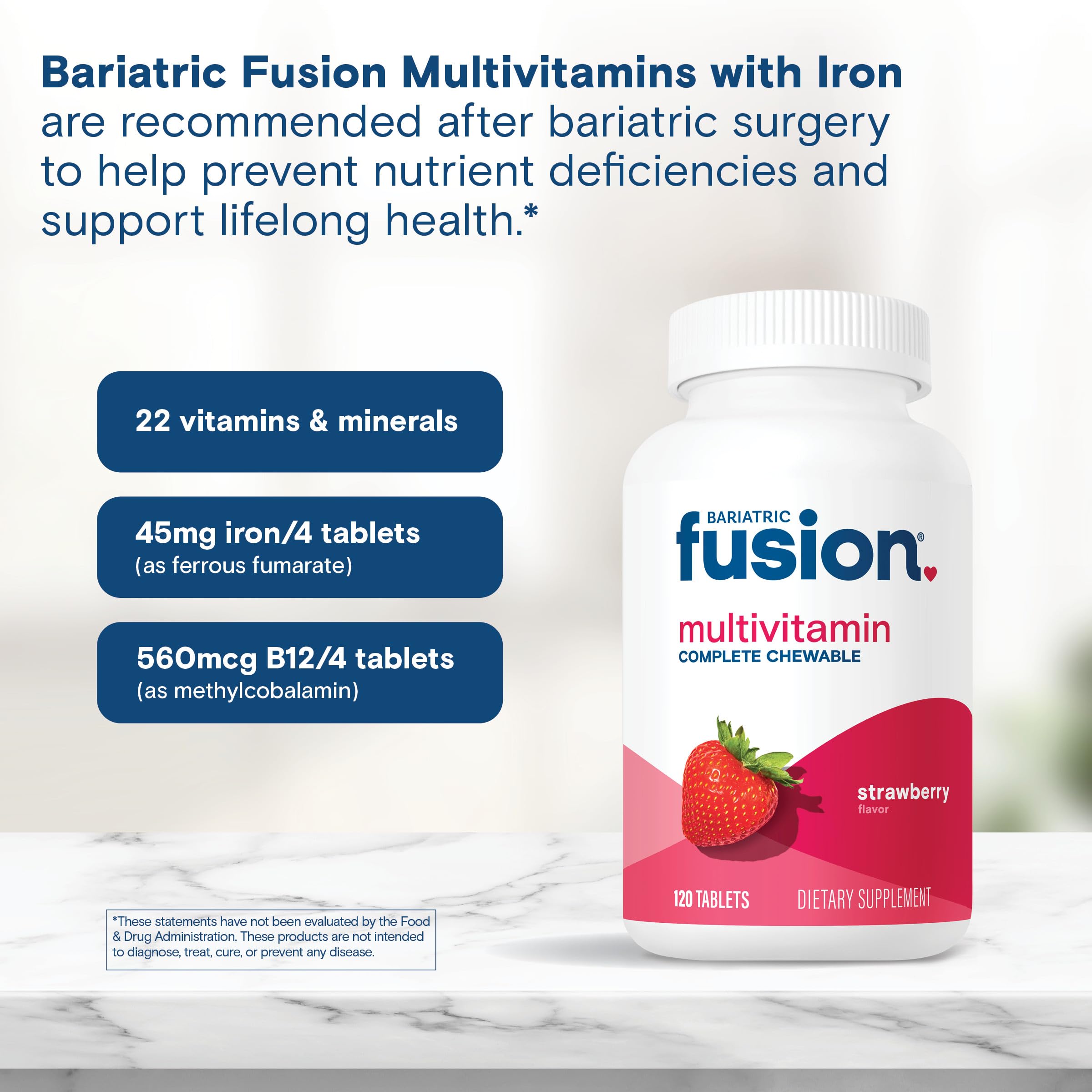 Bariatric Fusion etiqueta nutricional clara para verificar ingredientes
