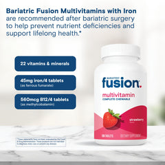 Bariatric Fusion etiqueta nutricional clara para verificar ingredientes