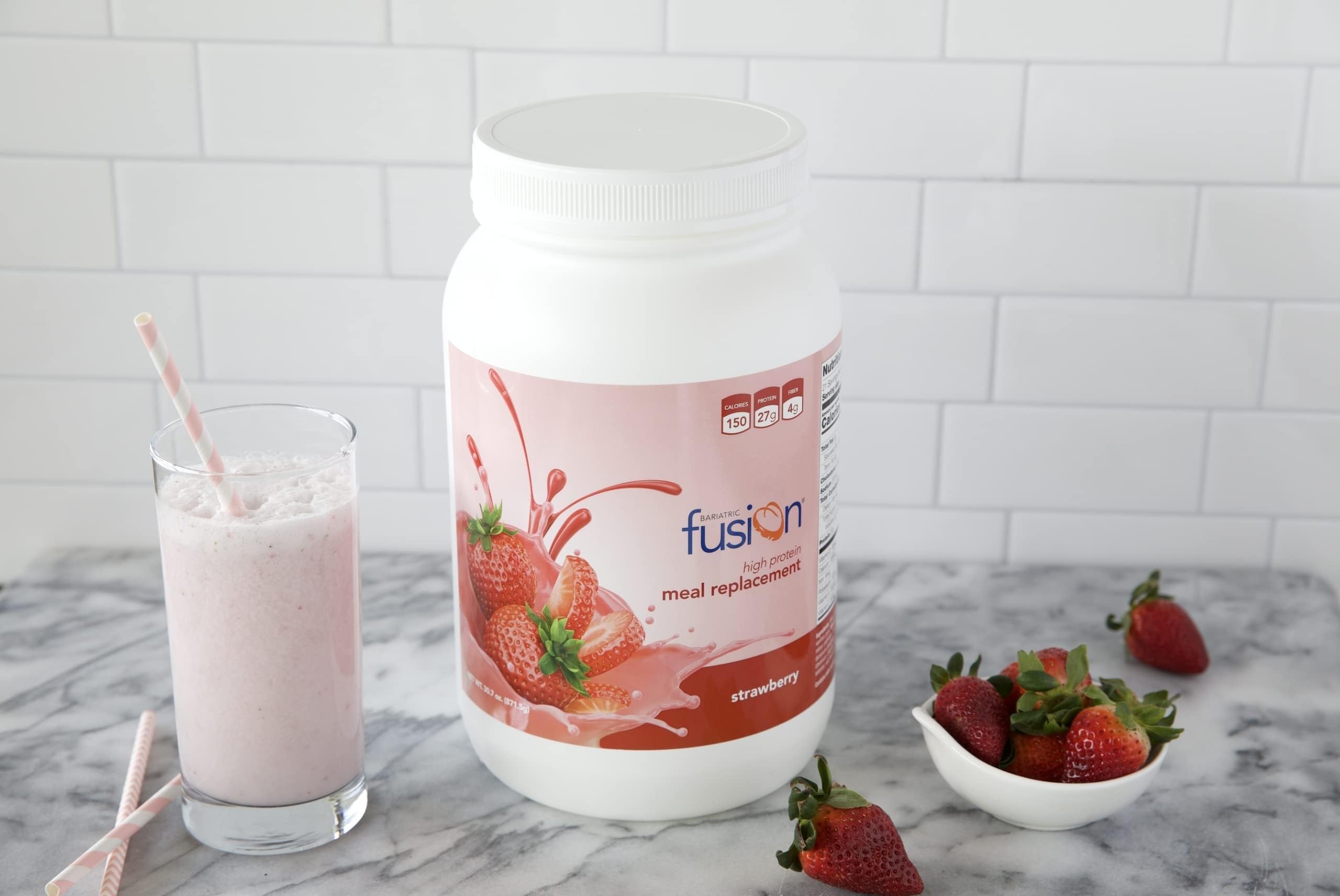 Bariatric Fusion etiqueta nutricional legible con información clave y trazabilidad