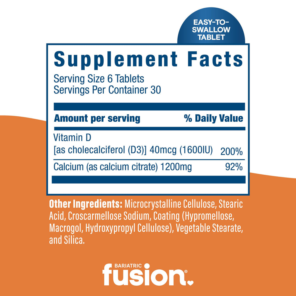 Bariatric Fusion etiqueta nutricional enfocada para leer ingredientes y beneficios