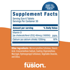 Bariatric Fusion etiqueta nutricional enfocada para leer ingredientes y beneficios