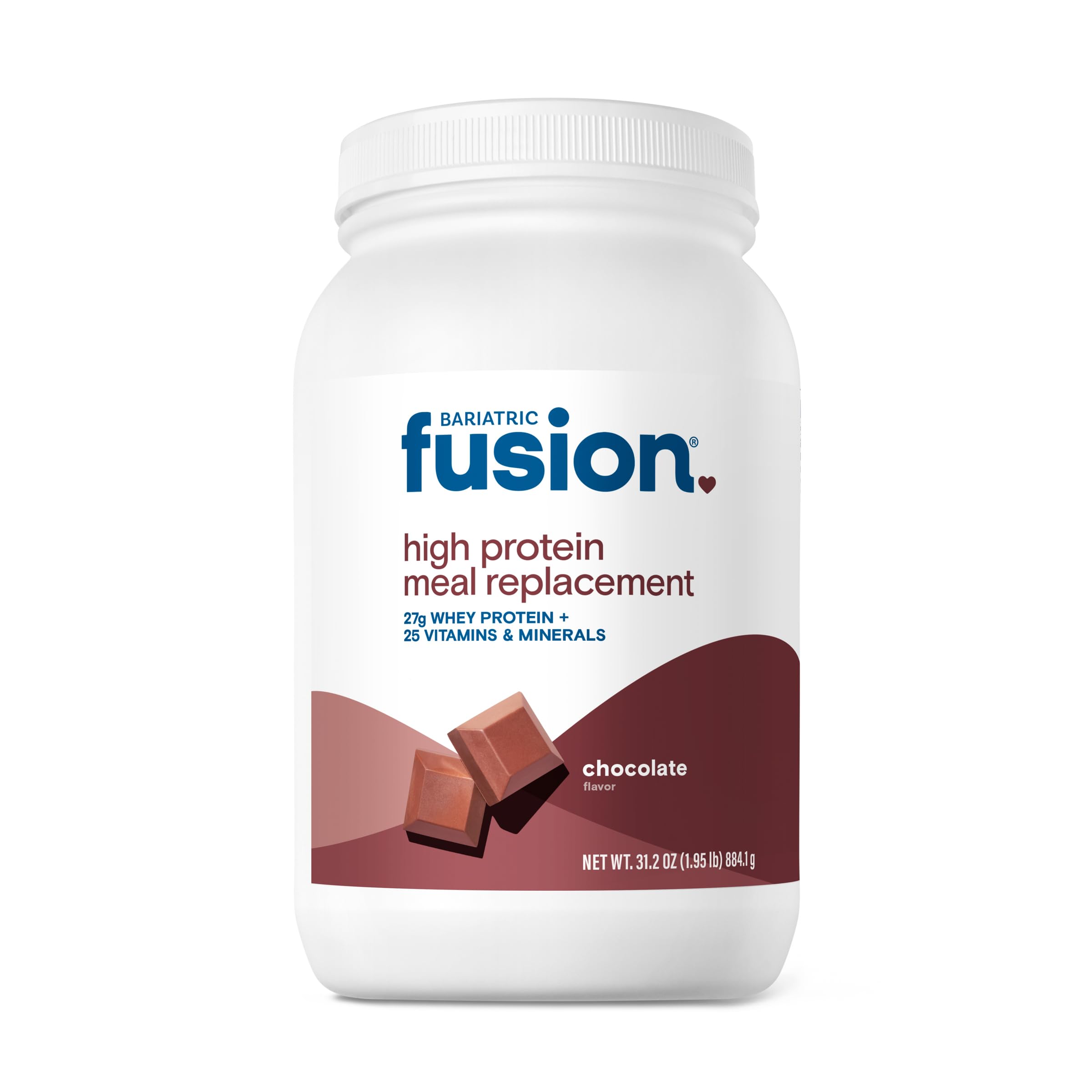 Bariatric Fusion envase frontal mostrando la marca y beneficio proteico