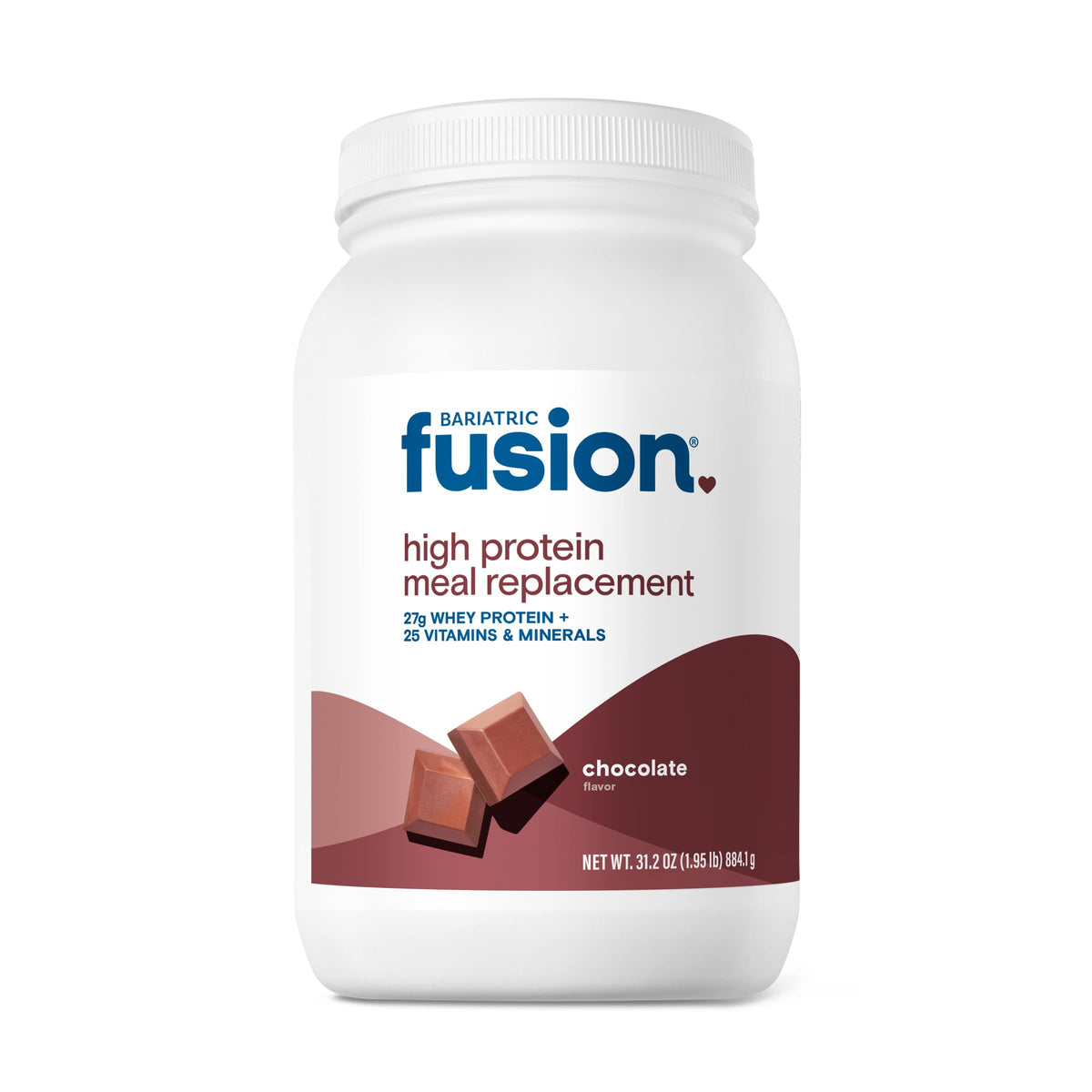 Bariatric Fusion envase frontal mostrando la marca y beneficio proteico