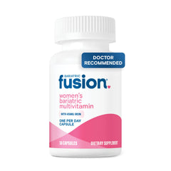 Bariatric Fusion frente del envase mostrando la dosis diaria y beneficios