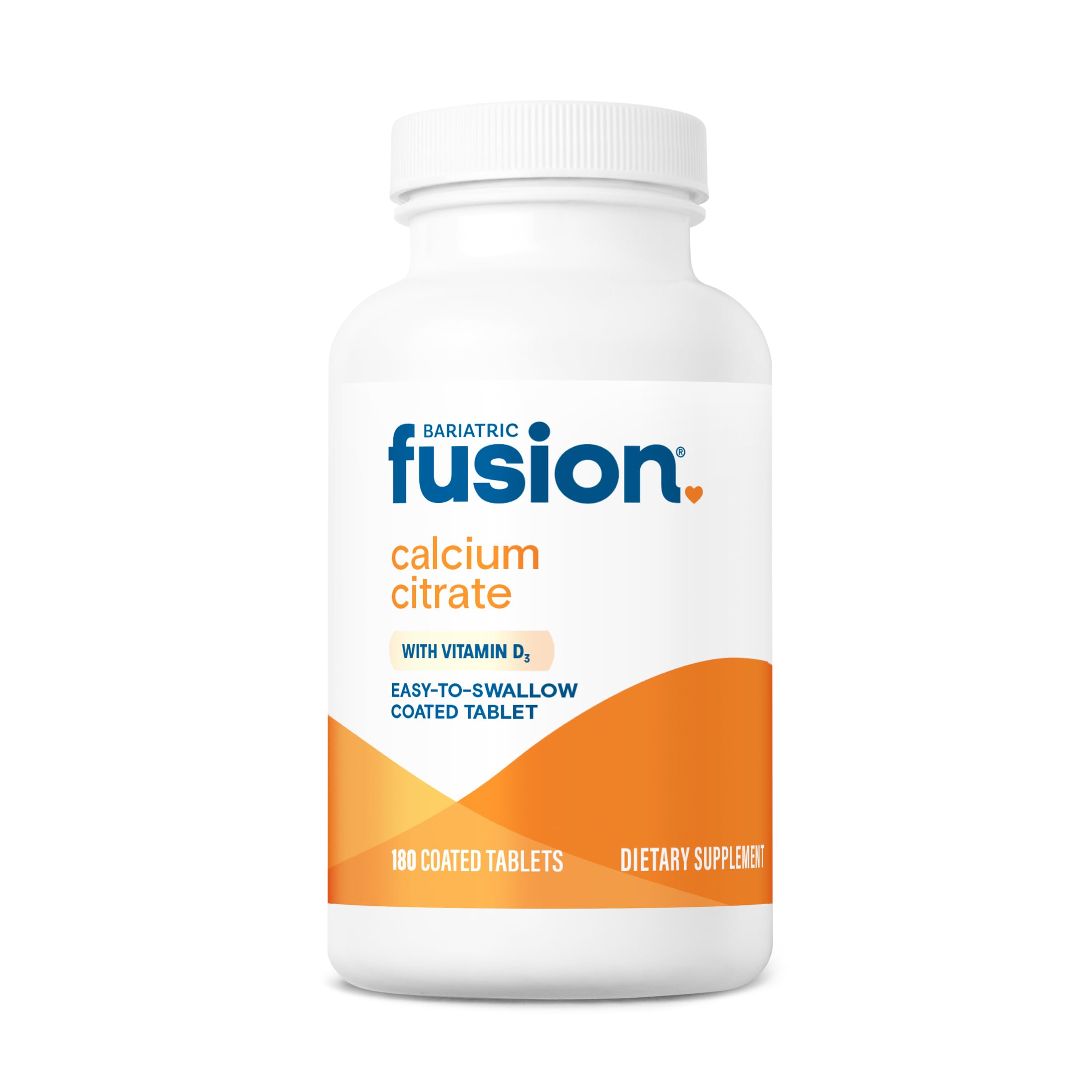 Bariatric Fusion frontal del envase mostrando 180 tabletas y claridad de marca