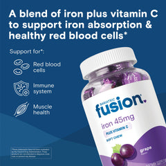 Bariatric Fusion masticable textura suave y sabor uva para fácil consumo