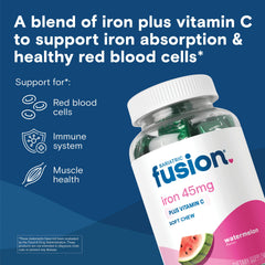 Bariatric Fusion masticables apilados, evidencia de sabor sandía y fácil ingestión