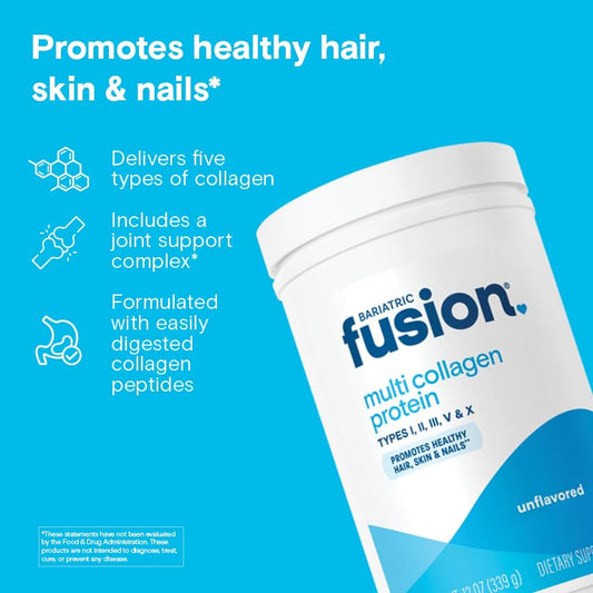 Bariatric Fusion primer plano del polvo con textura fina y fácil mezcla