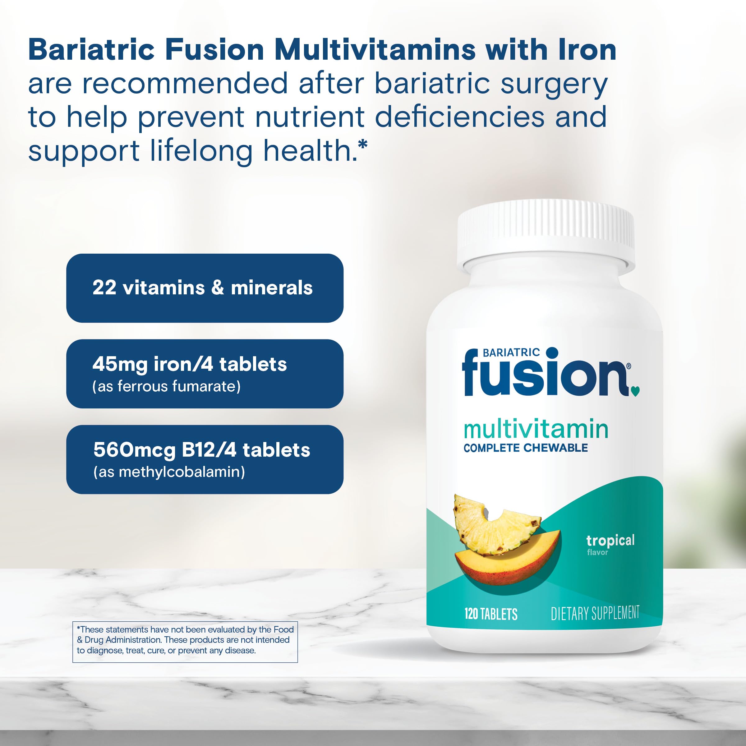 Bariatric Fusion presentación sabor tropical que mejora la adherencia diaria