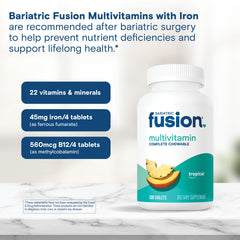 Bariatric Fusion presentación sabor tropical que mejora la adherencia diaria