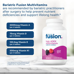 Bariatric Fusion tabletas sobre superficie destacando color y forma
