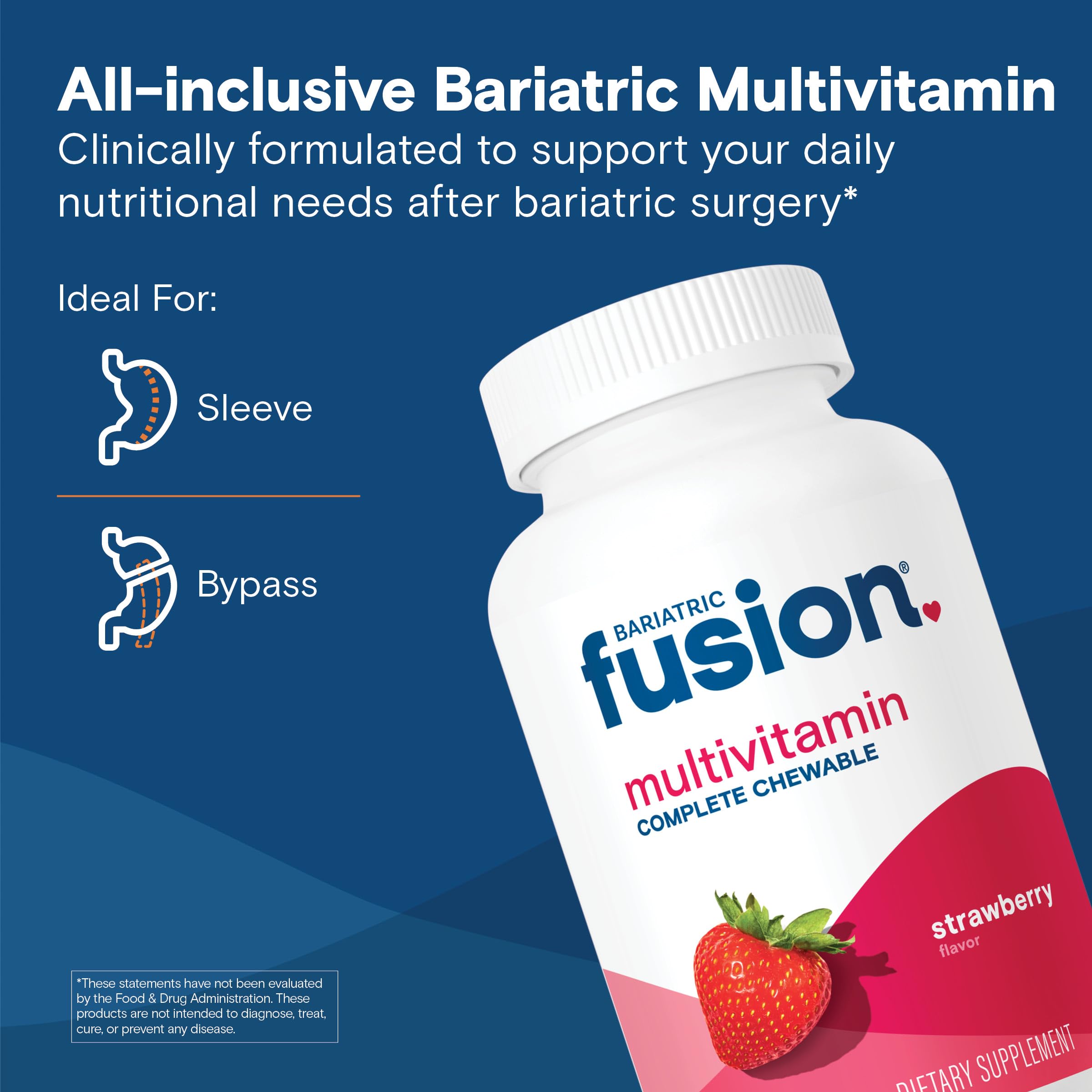 Bariatric Fusion tabletas masticables detalle que facilita la toma