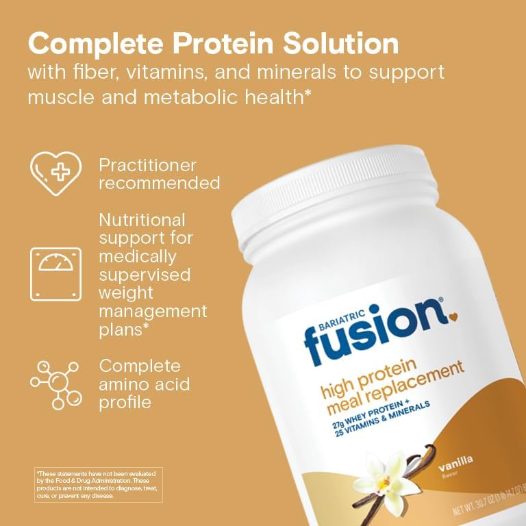 Bariatric Fusion textura en polvo fina beneficios de mezcla rápida