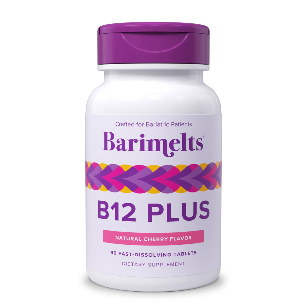BariMelts paquete frontal mostrando 90 tabletas y beneficio de suministro trimestral