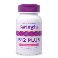 BariMelts paquete frontal mostrando 90 tabletas y beneficio de suministro trimestral