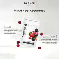 Barker Wellness Co botella abierta con gomitas listas para uso