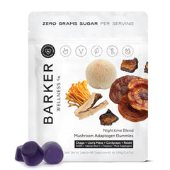 Barker Wellness frente del envase mostrando 60ct y diseño claro para confianza