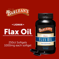 Barlean's primer plano de una cápsula blanda con brillo aceite preservado