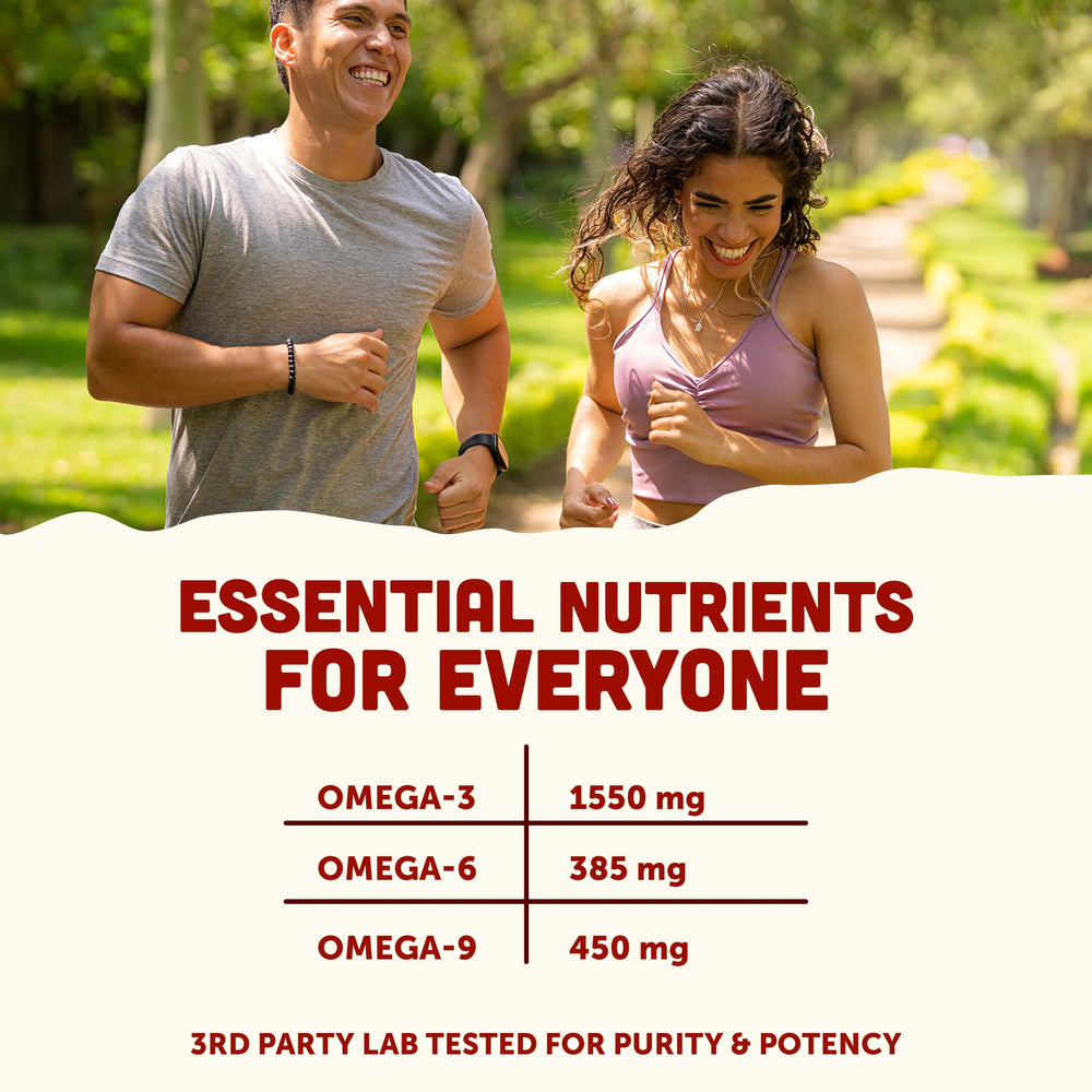 Barlean's etiqueta nutricional legible destacando ALA y lignanos por porción