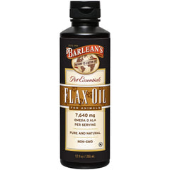 Barlean's frente del envase 12 oz mostrando etiqueta claramente y confianza