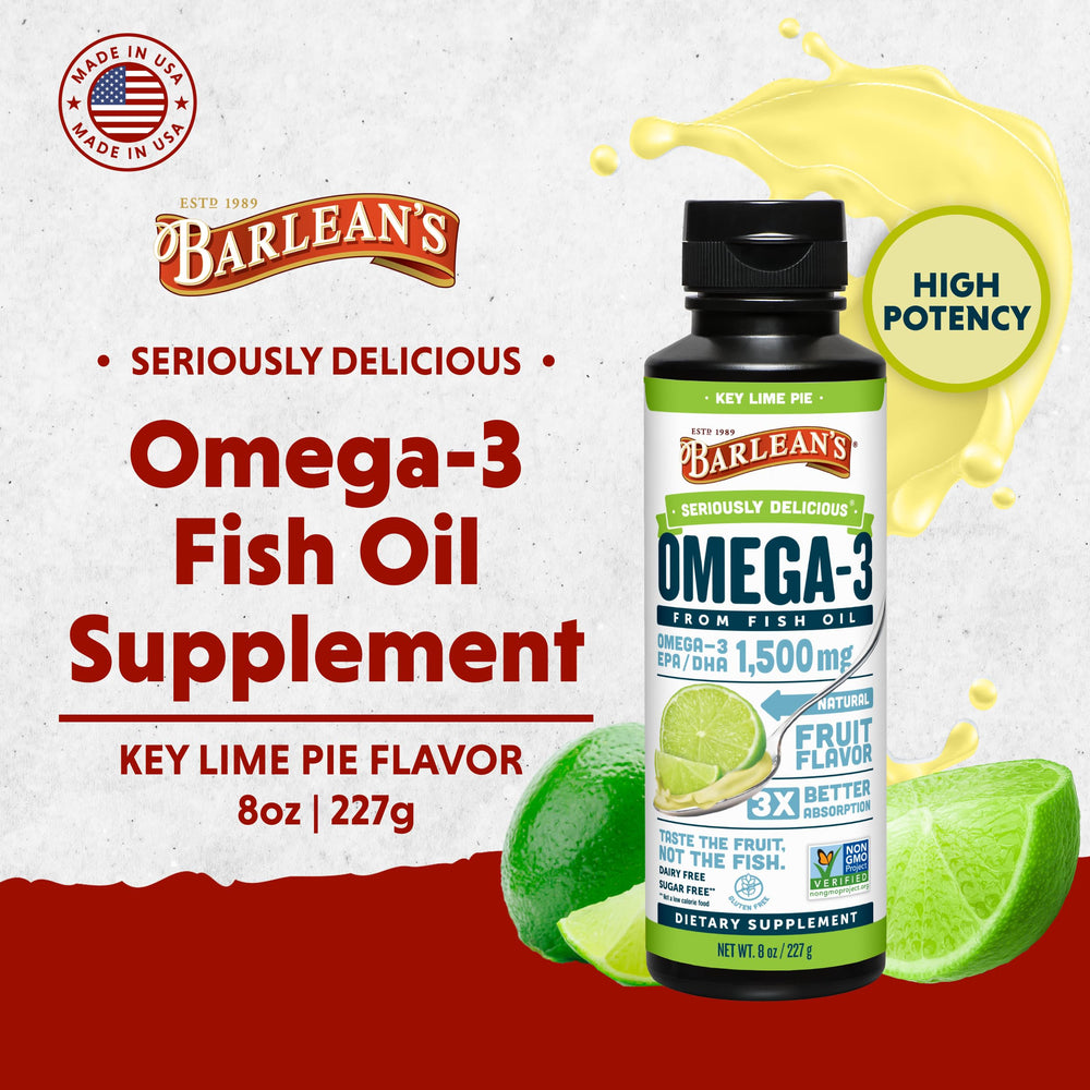 Barlean's textura cremosa en cuchara, aporta fácil absorción y sabor agradable