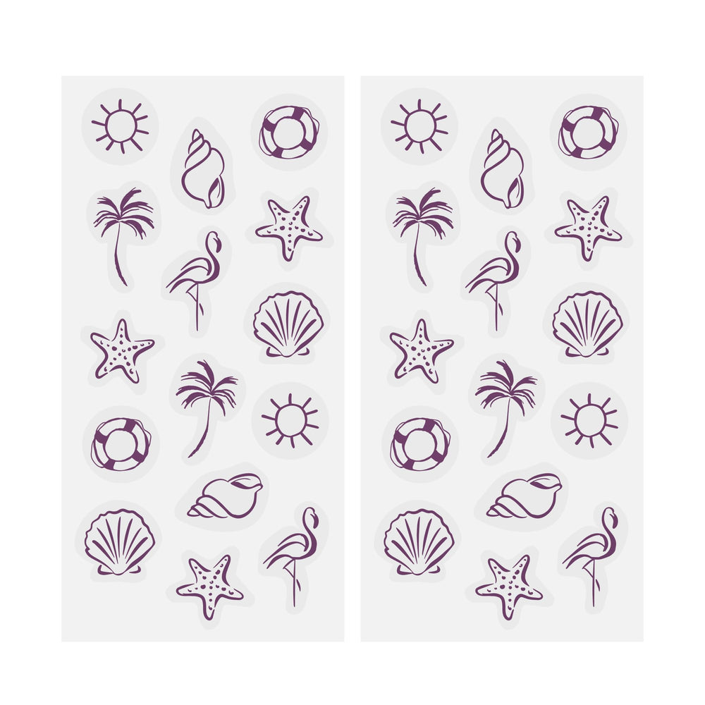 barrière primer plano de una pegatina activada mostrando textura y cambio