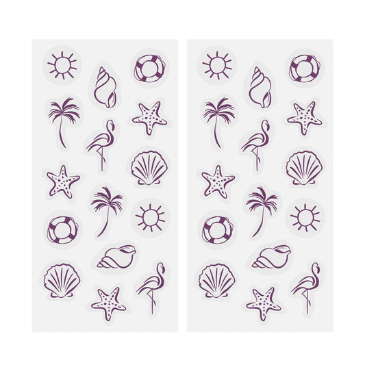 barrière primer plano de una pegatina activada mostrando textura y cambio
