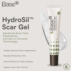 Base18 HydroSil textura de gel ligero visible y de rápida absorción