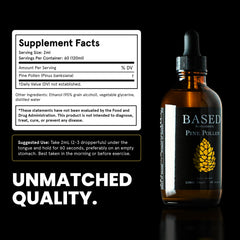 Based Supplements botella en mesa de desayuno para uso cotidiano y conveniencia