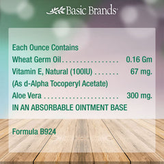 Basic Organics tarro junto a objetos para comparar tamaño portátil