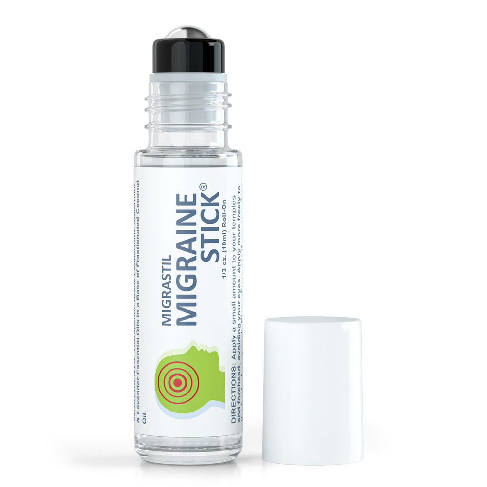 Basic Vigor Migrastil frente del envase, formato portátil y práctico