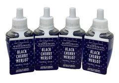 Bath & Body Works frasco frontal del repuesto Black Cherry Merlot mostrando diseño y uso
