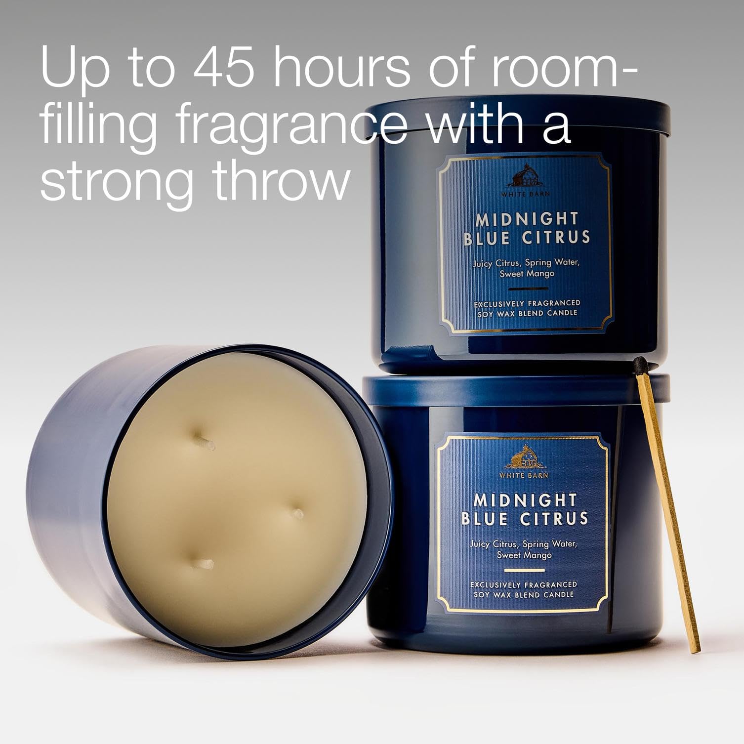 Bath & Body Works vela en sala creando ambiente fresco y acogedor